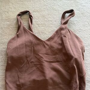 lululemon athletica Brown Strappy Tank Top